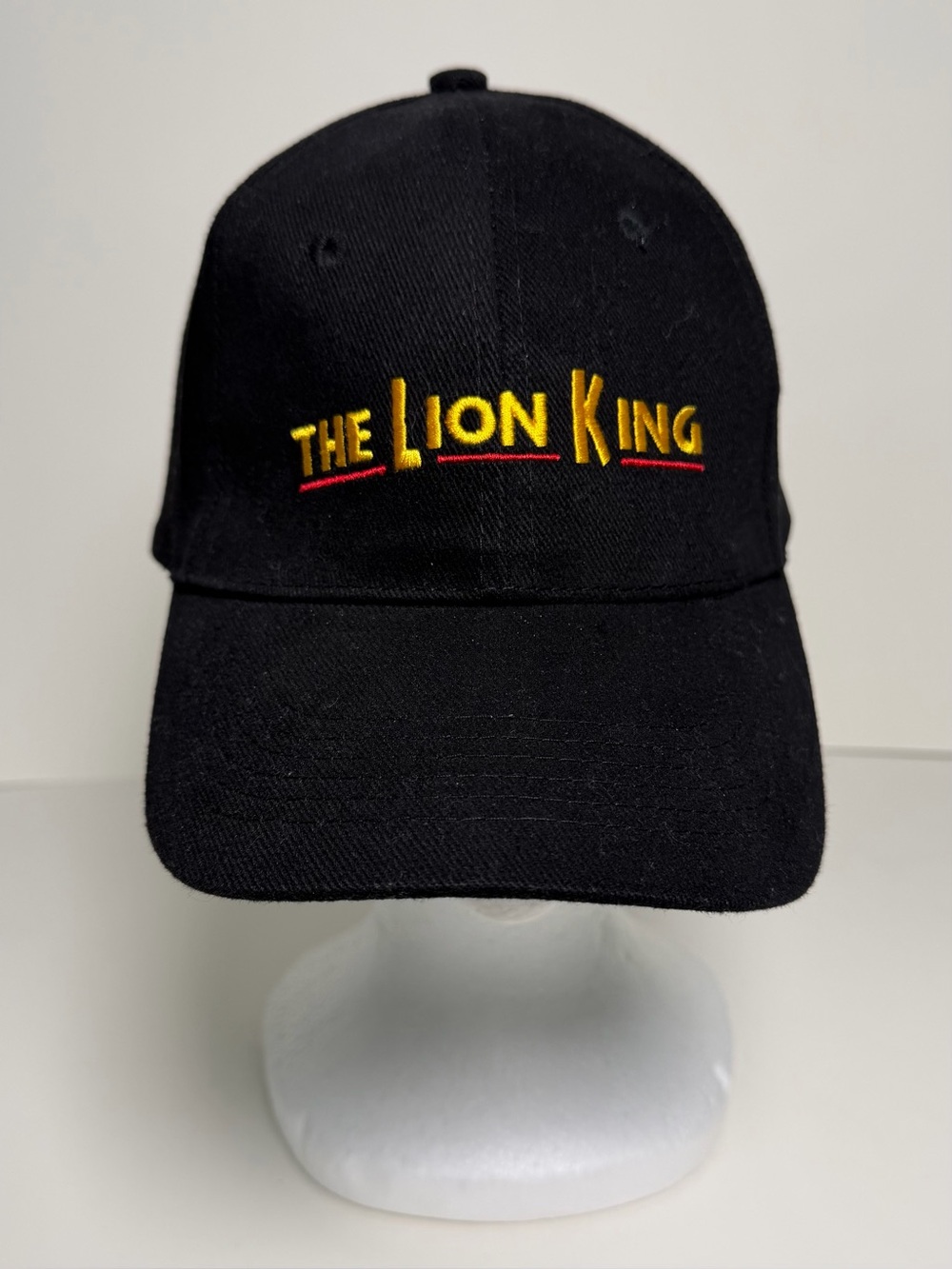 Disney’s The Lion King Broadway Musical VIP Baseball Cap Hat Tour Merch Black